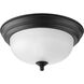 Adelmo 1 Light 11.38 inch Forged Black Flush Mount Ceiling Light