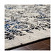 Javan 36 X 24 inch Navy/Charcoal/Camel/Ivory/Denim Rugs, Rectangle