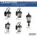 Donato 1 Light 13 inch Oil Rubbed Bronze Outdoor Wall Lantern
