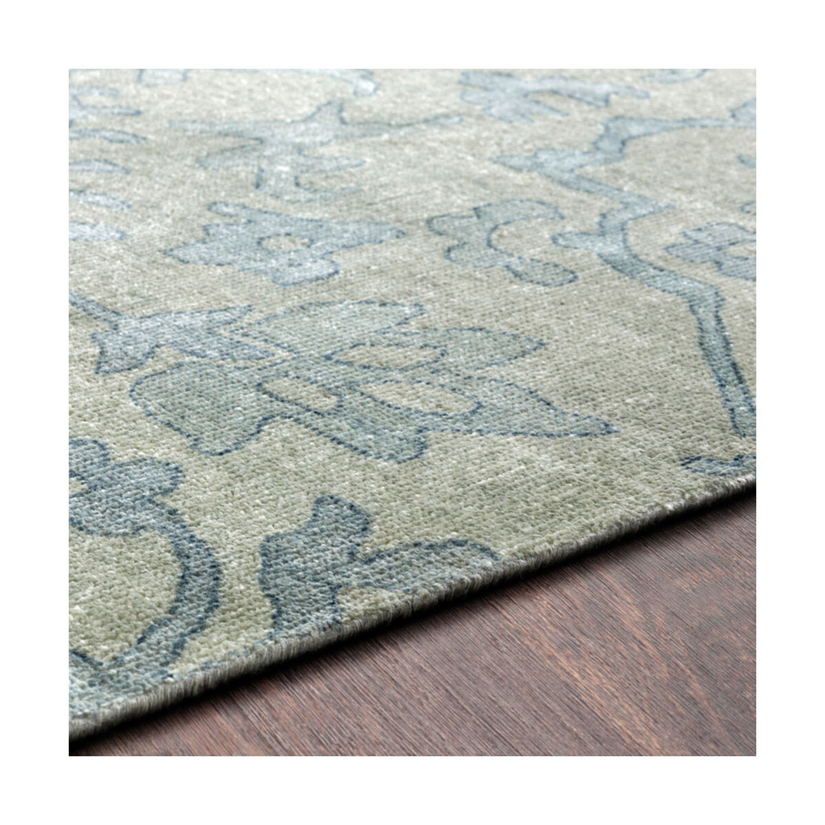 Fantasia 102 X 66 inch Blue Rug, Rectangle