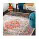 Preston 59 X 31 inch Pale Pink/Rose/Beige/Sky Blue/Cream/Burnt Orange Rugs, Rectangle