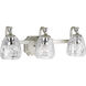 Kenley 3 Light 23 inch Silver Ridge Bath Vanity Wall Light