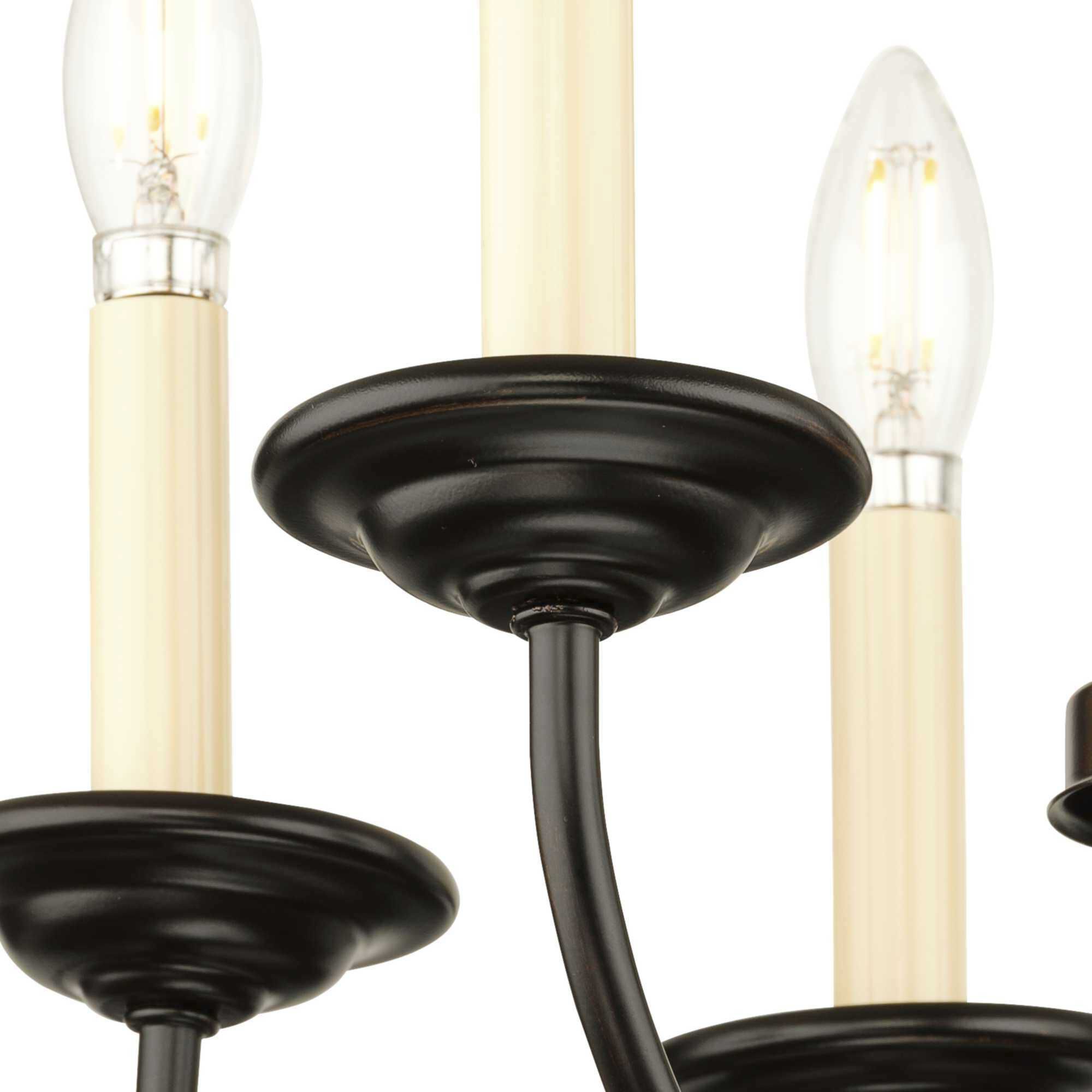 Kipling 5 Light 17.5 inch Antique Bronze Chandelier Ceiling Light