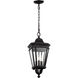 Quade 3 Light 9.5 inch Black Outdoor Hanging Lantern