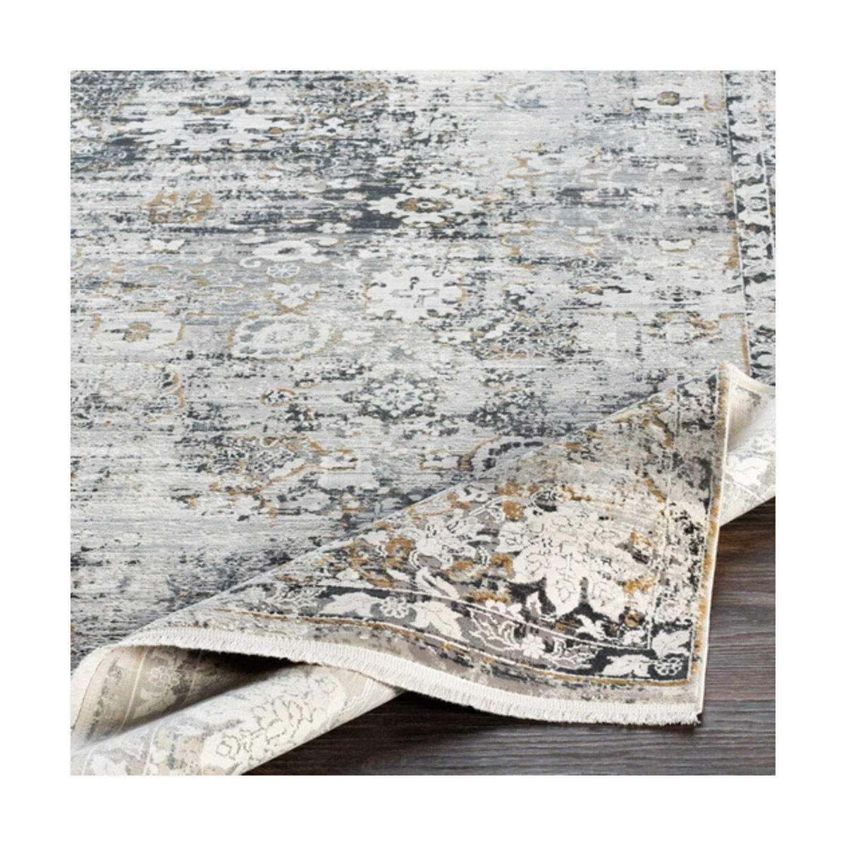 Comfort 156 X 114 inch Black Rug, Rectangle