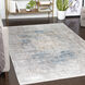 Comfort 90 X 60 inch Sky Blue Rug, Rectangle