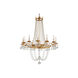 Equinox 12 Light 38 inch Distressed Gold Leaf Chandelier Ceiling Light