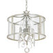 Dudley 4 Light 15 inch Antique Silver Pendant Ceiling Light