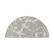 Magna 48 X 24 inch Medium Gray/Cream Rugs, Wool