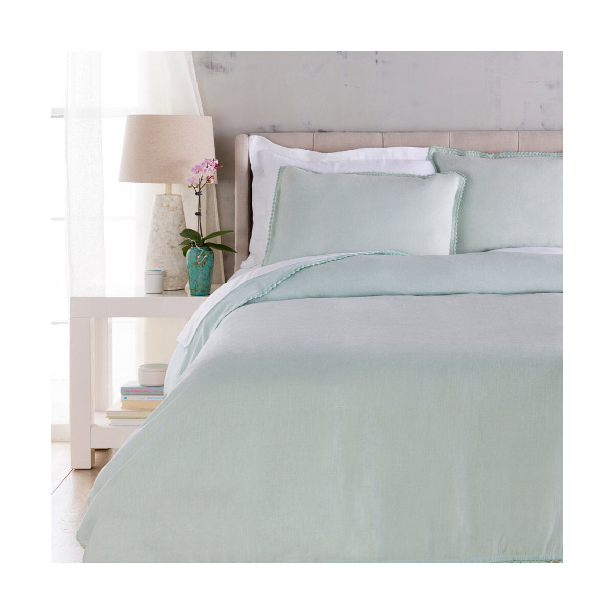 Thatcher 26 X 26 inch Blue Euro Sham