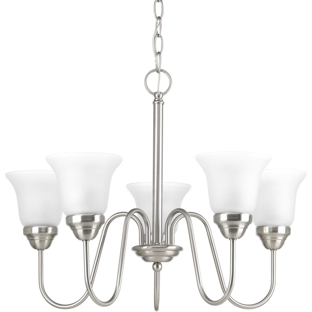 Cady 5 Light 23 inch Brushed Nickel Chandelier Ceiling Light