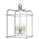 Stokley 6 Light 20 inch Brushed Nickel Pendant Ceiling Light, Design Series