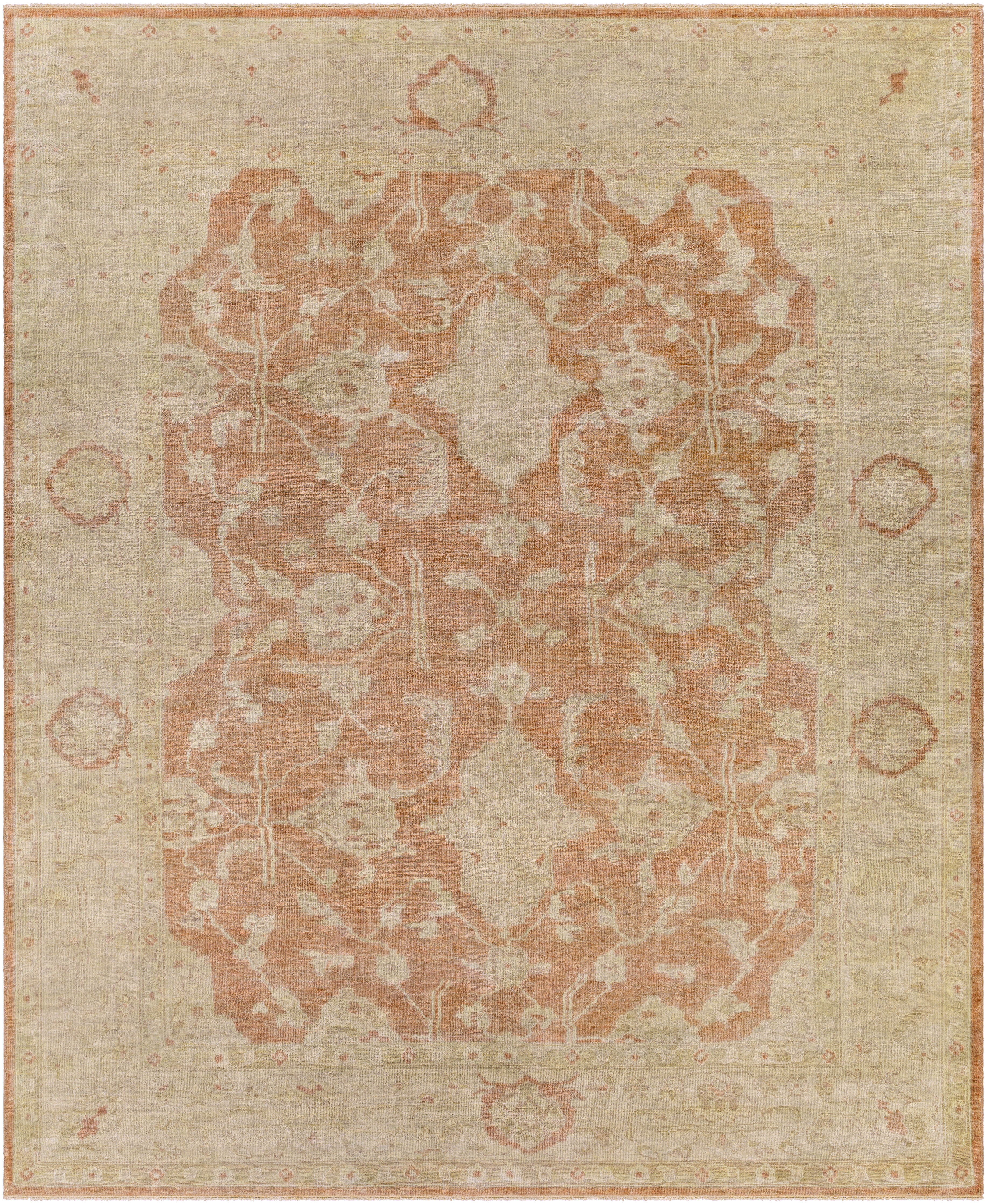 Quinella 120 X 96 inch Light Gray Rug, Rectangle