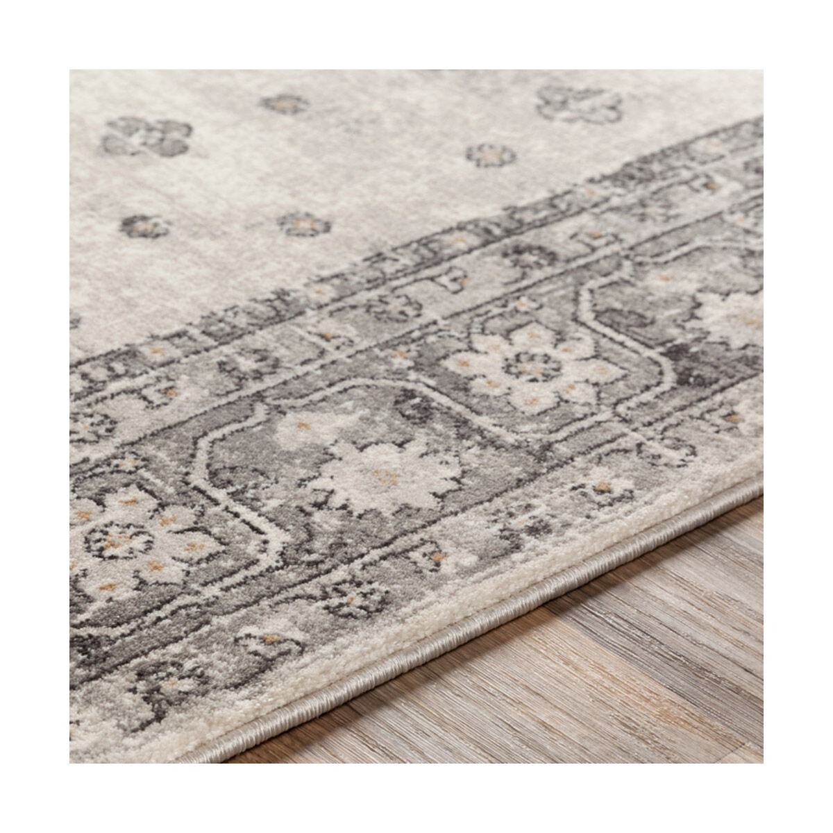 Alton 87 X 63 inch Charcoal/Medium Gray/Black/Tan/Beige/White Rugs