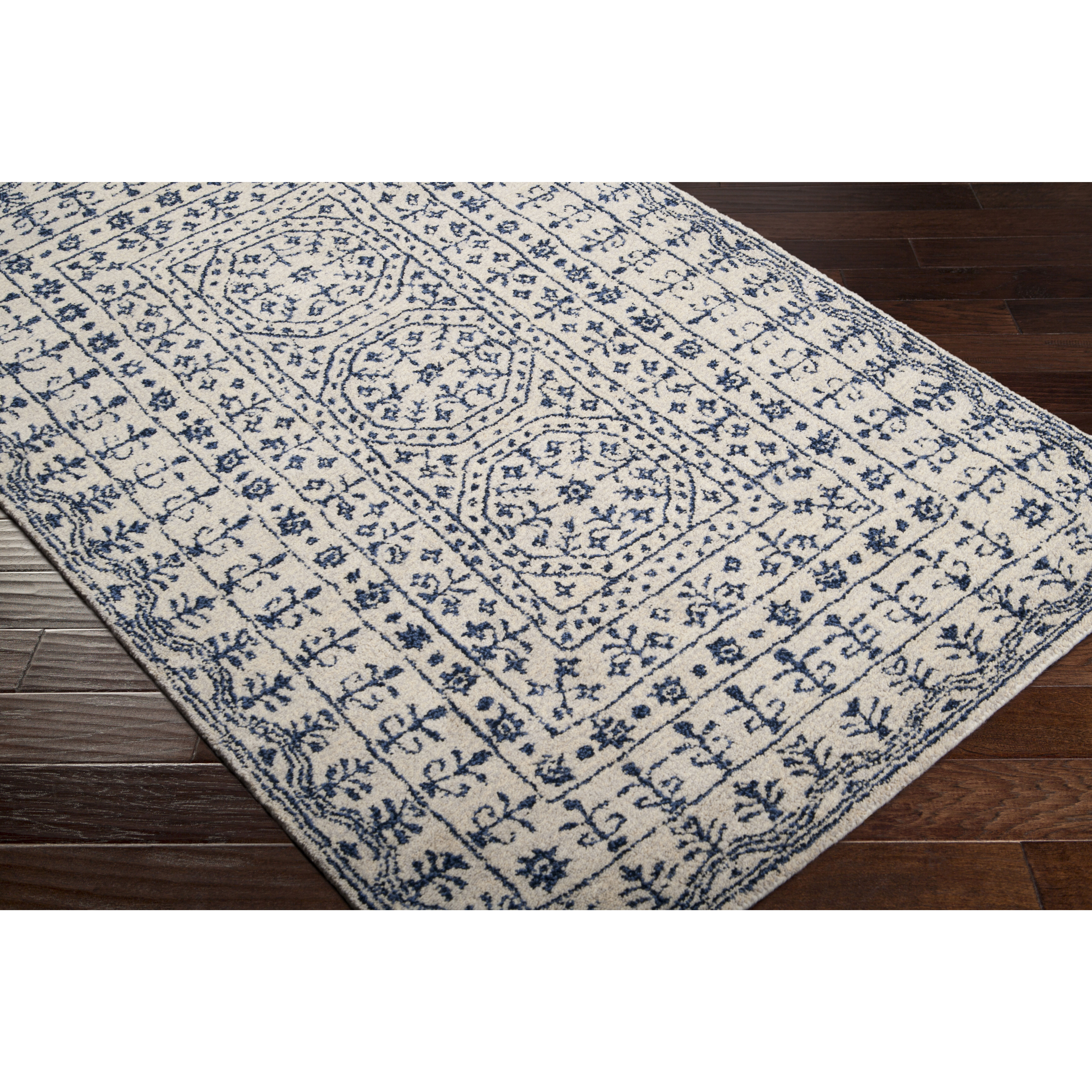 Hendrick 96 X 30 inch Blue Rug, Runner