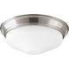 Beata LED 13.25 inch Brushed Nickel Flush Mount Ceiling Light, Progress LED
