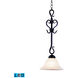 Blythe LED 10 inch Matte Black Mini Pendant Ceiling Light