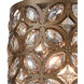 Barclay 1 Light 8 inch Deep Bronze with Clear Mini Pendant Ceiling Light