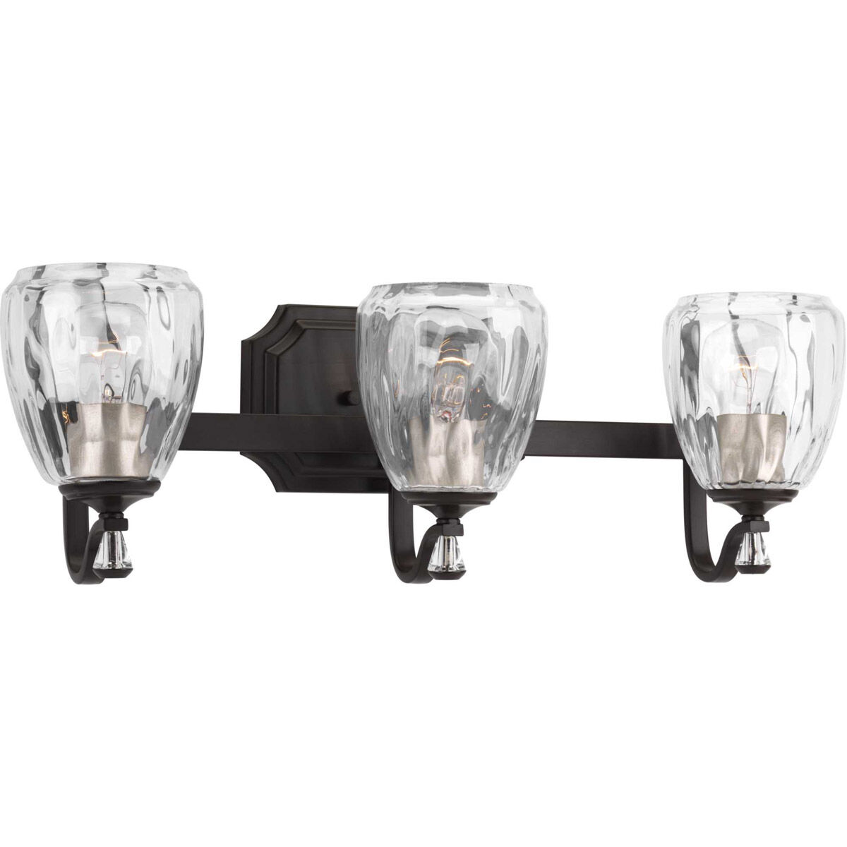 Kenley 3 Light 23 inch Antique Bronze Bath Vanity Wall Light