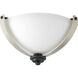 Vanora 2 Light 14.88 inch Antique Bronze Flush Mount Ceiling Light, Design Series