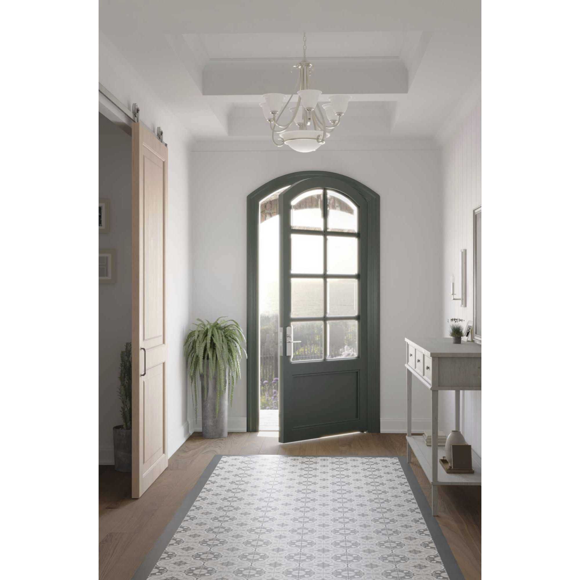 Slade 6 Light 28.63 inch Brushed Nickel Chandelier Ceiling Light