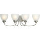 Tavita 4 Light 29.88 inch Brushed Nickel Bath Vanity Wall Light
