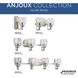 Kenley 1 Light 5 inch Silver Ridge Bath Vanity Wall Light