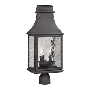 Chad 3 Light 23 inch Charcoal Outdoor Post Light