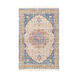 Nelson 90 X 60 inch Khaki/Saffron/Violet/Aqua/White Rugs