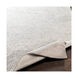 Ainsley 60 X 31 inch Light Gray Rug, Rectangle