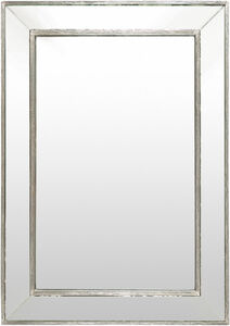 Alastair 40 X 28 inch Silver Mirror, Rectangle
