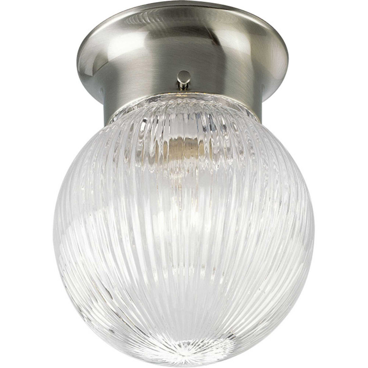 Ginger 1 Light 6.38 inch Brushed Nickel Flush Mount Ceiling Light