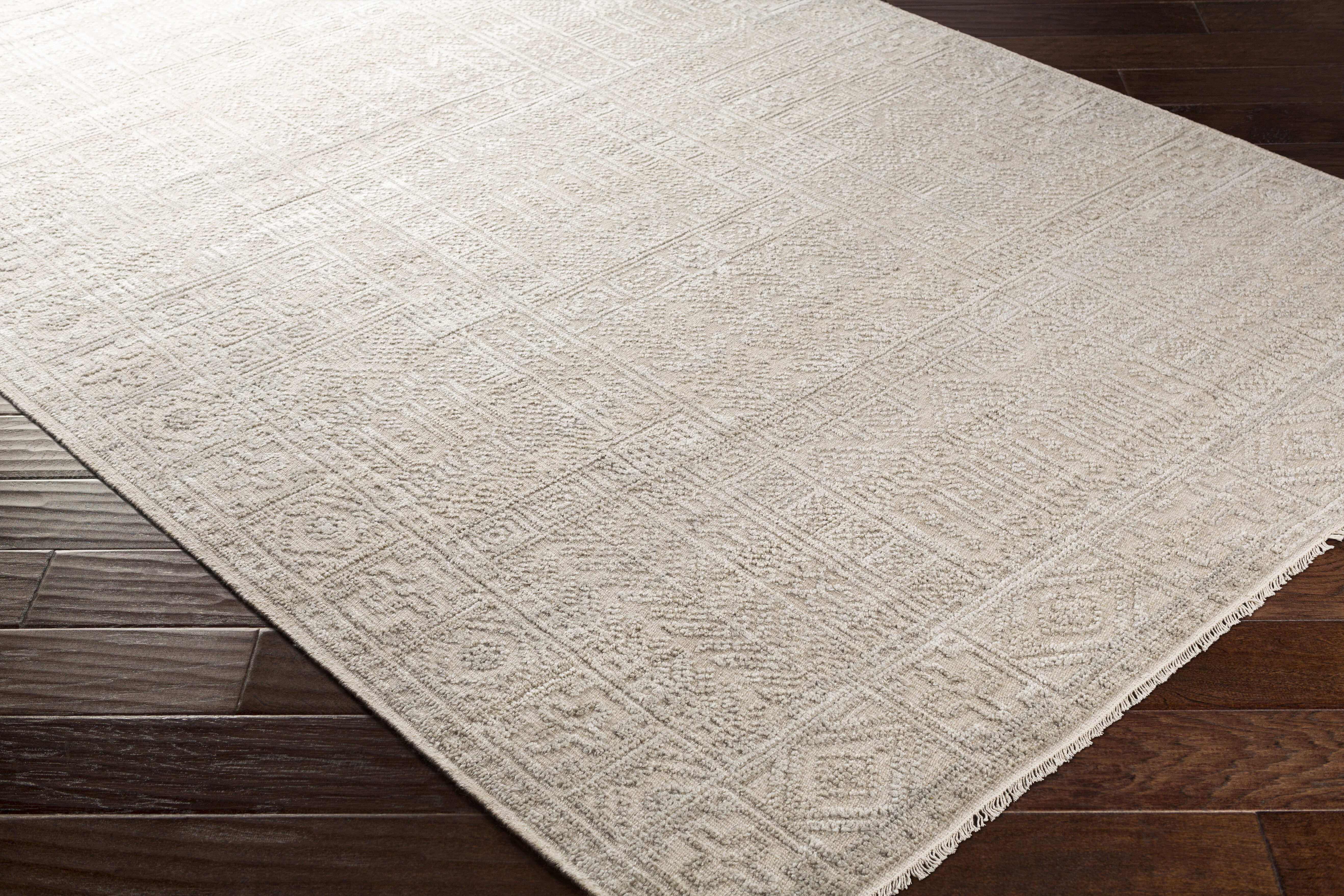 Hollis 108 X 72 inch Beige Rug, Rectangle