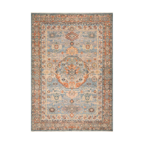 Nero 66 X 42 inch Sky Blue Rug, Rectangle