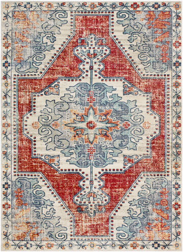 Prince 35 X 24 inch Red Rug, Rectangle