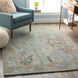 Lester 36 X 24 inch Aqua Rug, Rectangle
