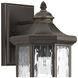 Shipley 1 Light 13 inch Antique Bronze Outdoor Wall Lantern, Medium