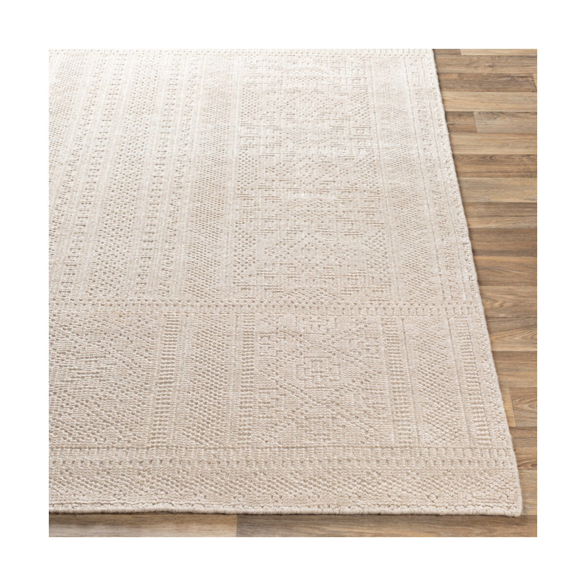 Sylvia 36 X 24 inch Beige Rug, Rectangle