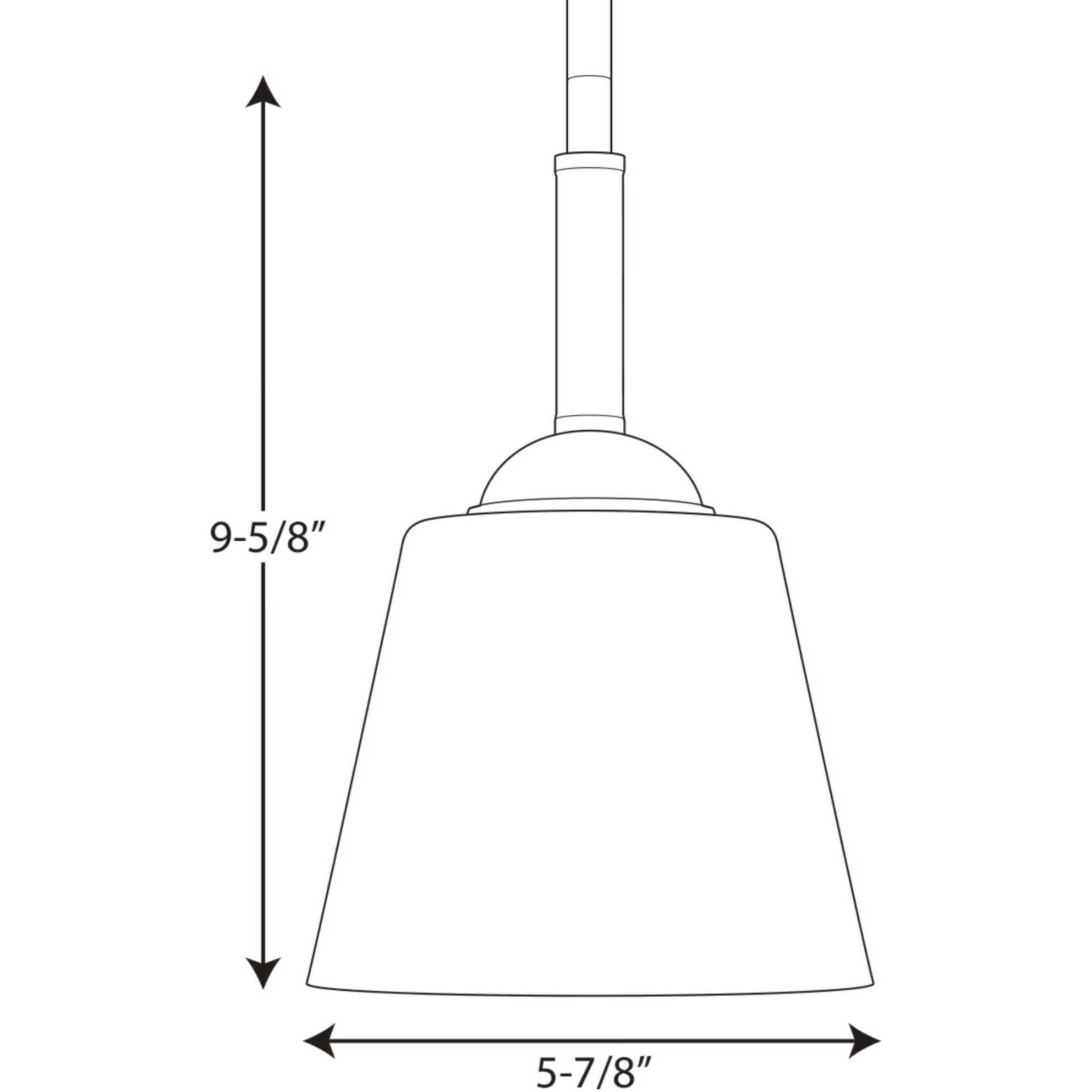 Jay 1 Light 5.88 inch Brushed Nickel Mini-Pendant Ceiling Light