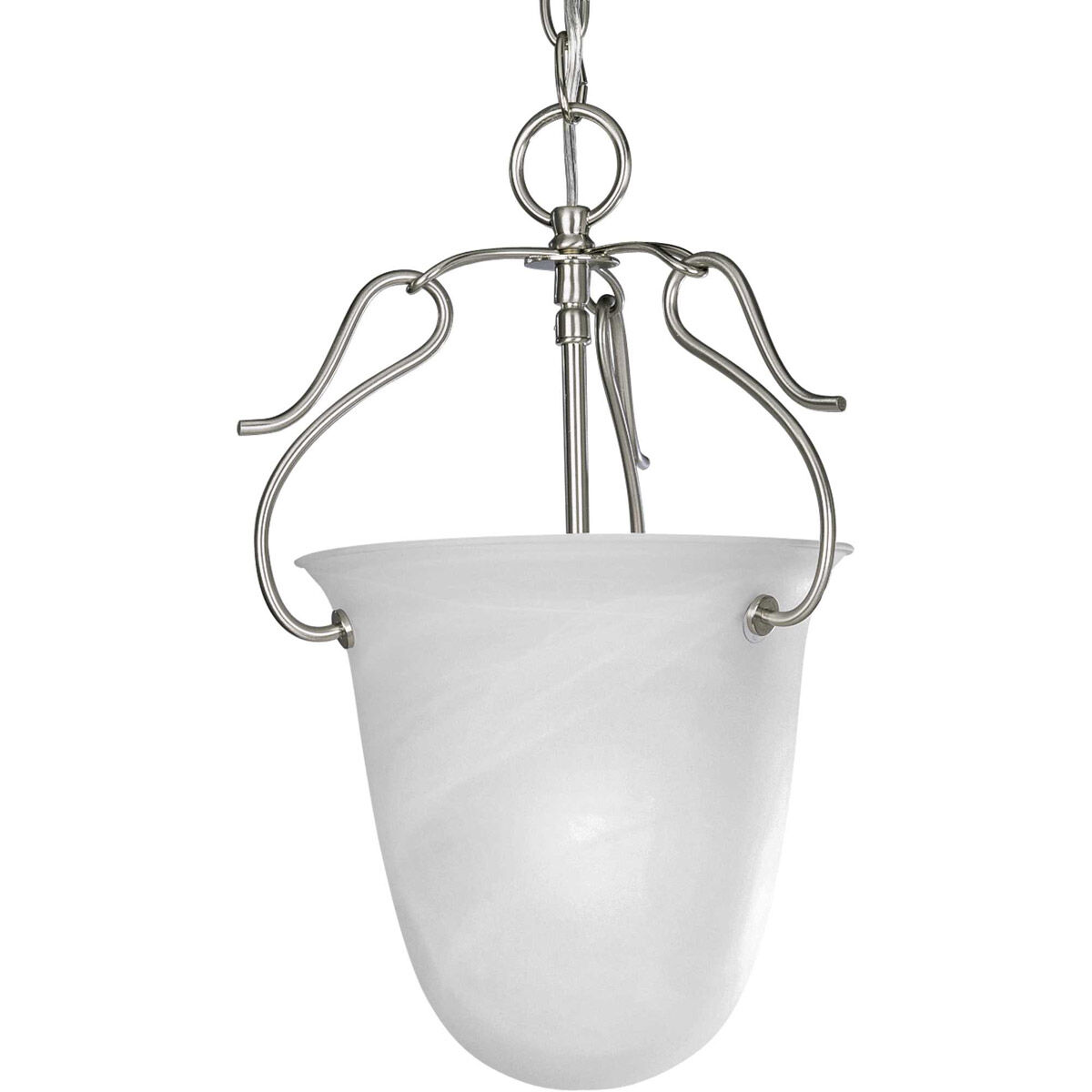 Lang 1 Light 10.5 inch Brushed Nickel Foyer Pendant Ceiling Light