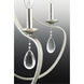 Kenley 9 Light 34 inch Silver Ridge Chandelier Ceiling Light