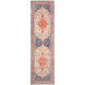 Preston 59 X 31 inch Pale Pink/Rose/Beige/Sky Blue/Cream/Burnt Orange Rugs, Rectangle