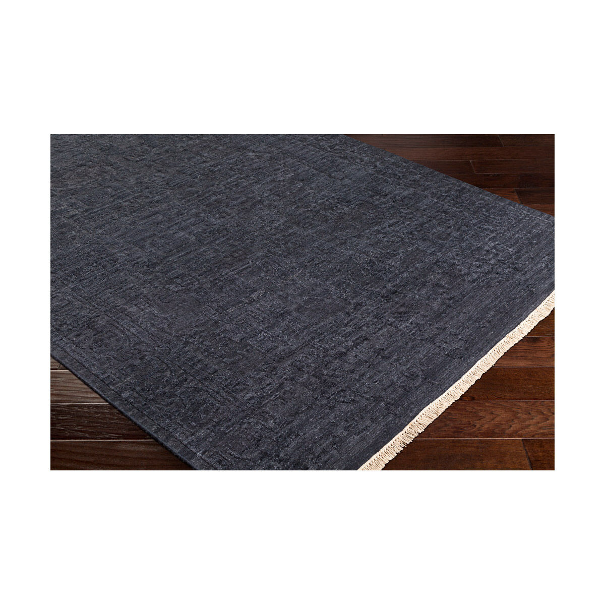 Duke 36 X 24 inch Black Rugs, Wool