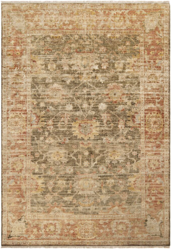 Fantasia 102 X 66 inch Burgundy Rug, Rectangle