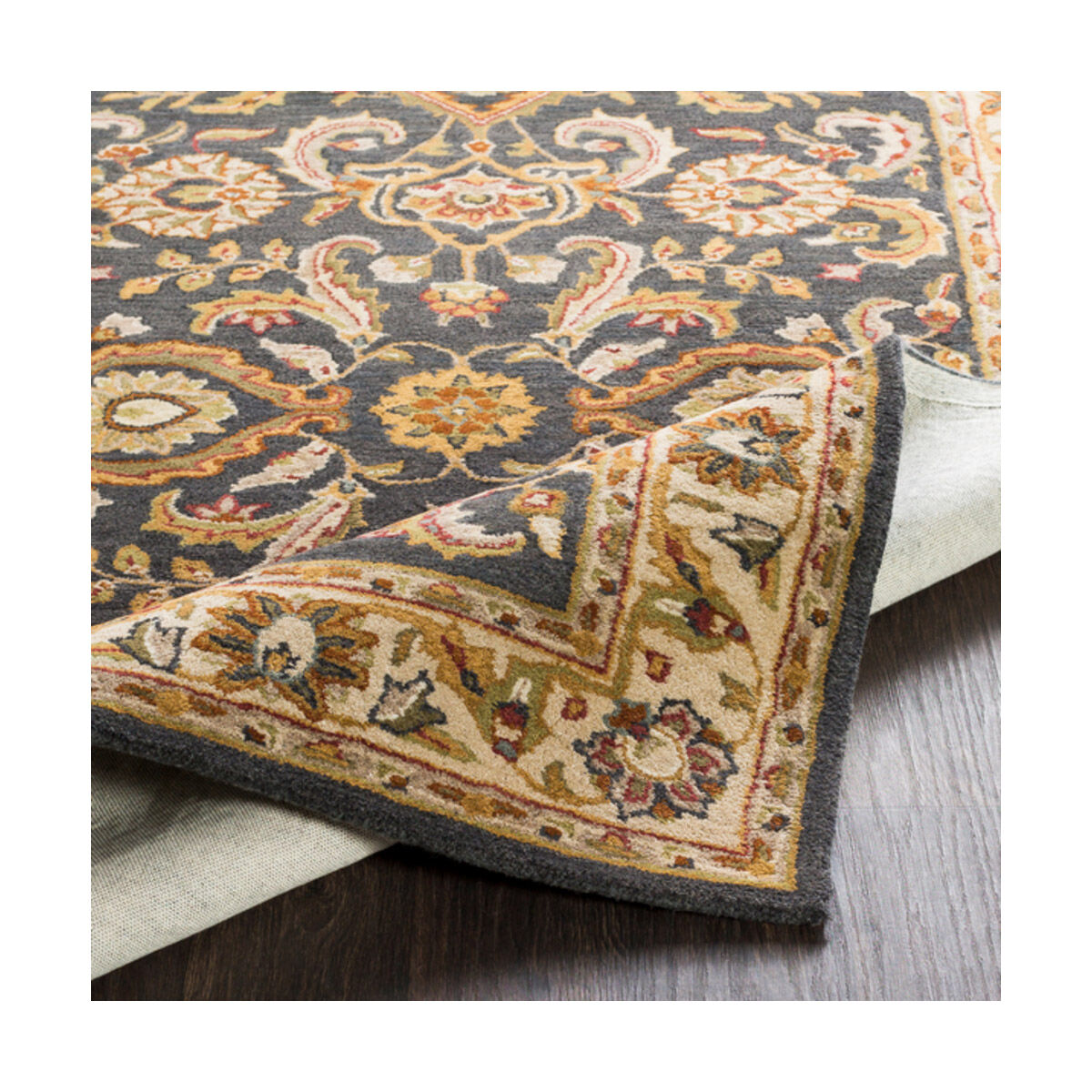 Arlo 42 X 42 inch Deep Teal Rug, Round