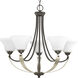 Vanora 5 Light 28.5 inch Antique Bronze Chandelier Ceiling Light, Design Series