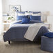 Barber Navy and Tan Duvet Set, Twin
