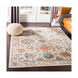 John 87 X 63 inch Aqua/Dark Blue/Bright Orange/Bright Red Rugs, Rectangle