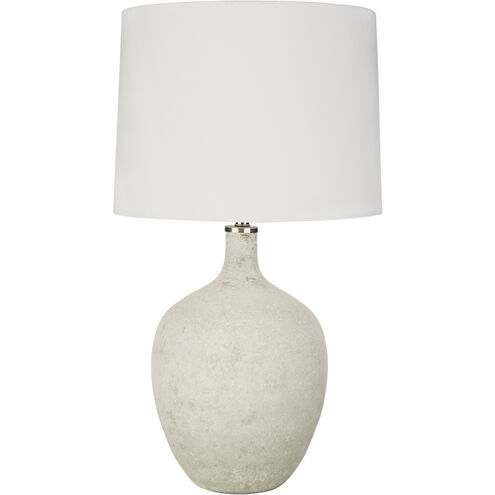 Ives 27.5 inch 100 watt White Table Lamp Portable Light
