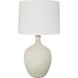 Ives 27.5 inch 100 watt White Table Lamp Portable Light